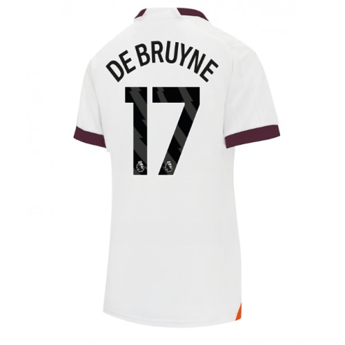 Manchester City Kevin De Bruyne #17 Bortedrakt Kvinner 2023-24 Kortermet Manchester City Kevin De Bruyne #17 Bortedrakt Kvinner 2023-24 Kortermet